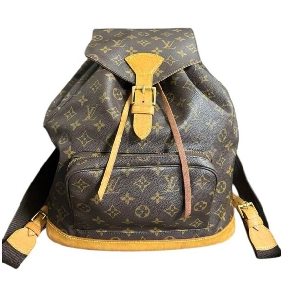 🔥EXTRA LARGE🔥 Authentic Louis Vuitton Monogram Montsouris GM Backpack Bag LV - Picture 2 of 14